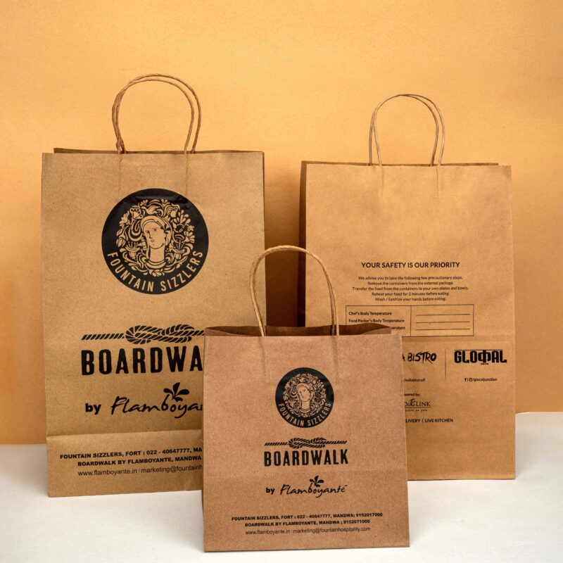 Paper Bags with Handle ( SOS Bags With Handles )