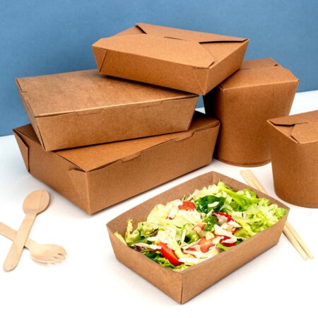 Meal boxes ( lunch boxes), Boat trays and food pails.