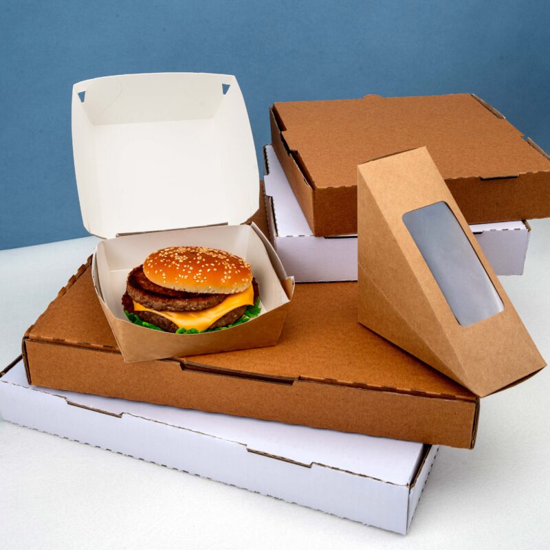 Pizza, Burger and Sandwich boxes